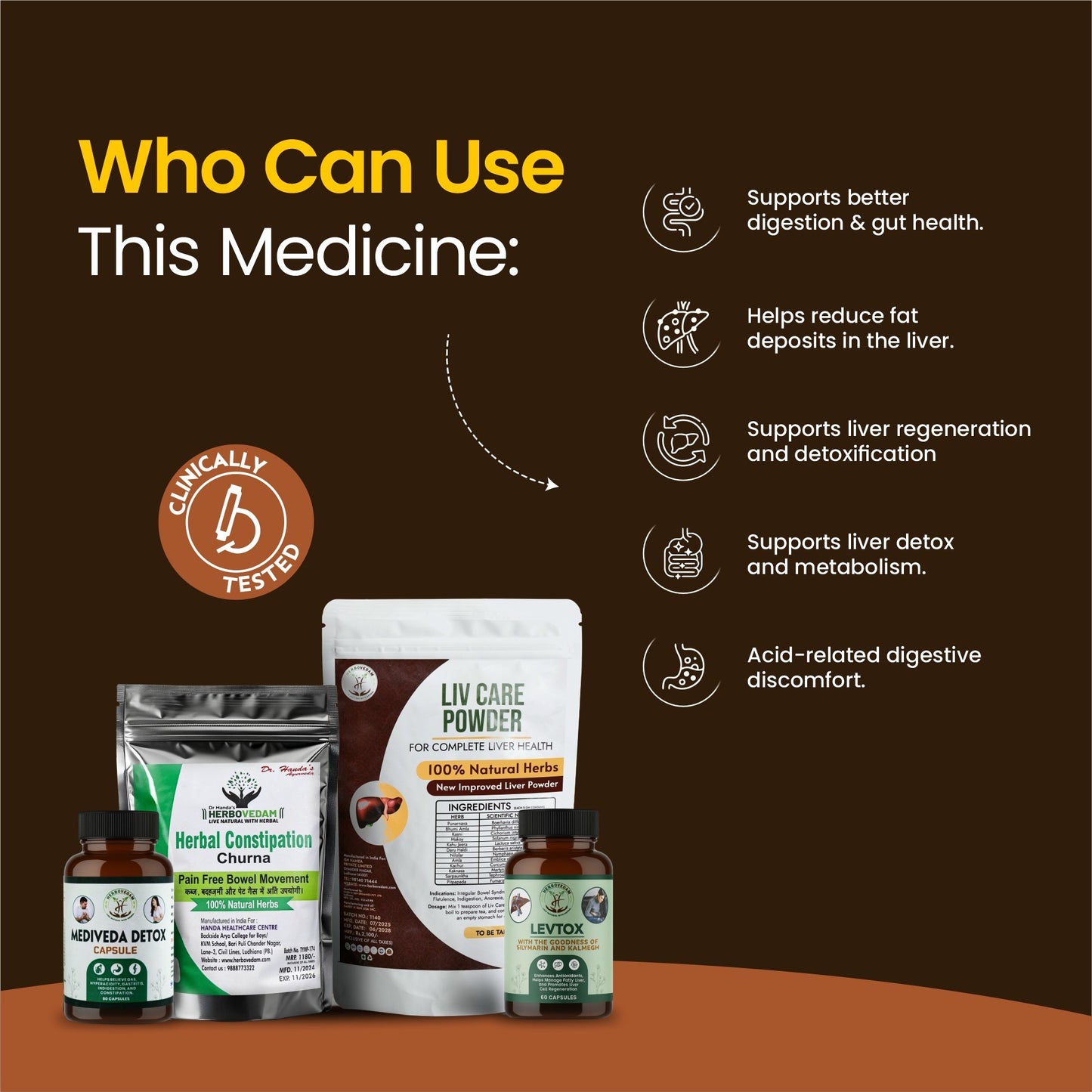Dr Handa’s Ayurveda Liver Care & Detox 4 in 1 Kit
