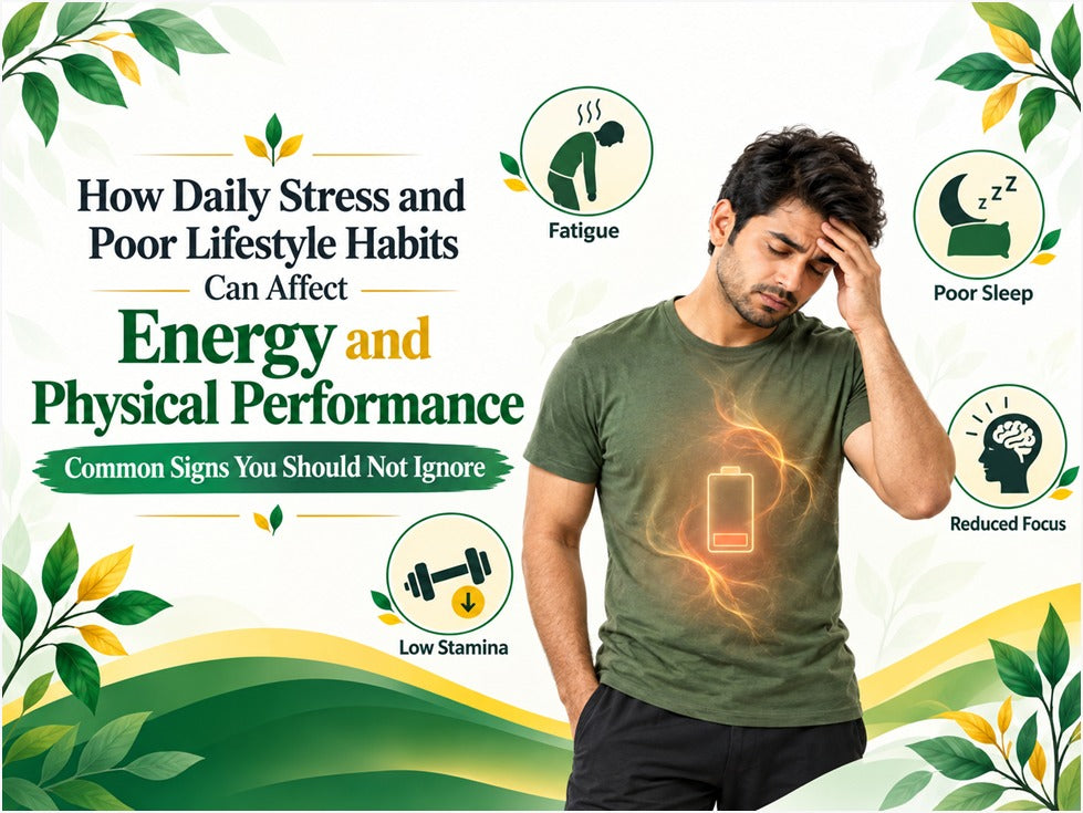 How Daily Stress and Poor Lifestyle Habits Can Affect Energy and Physical Performance