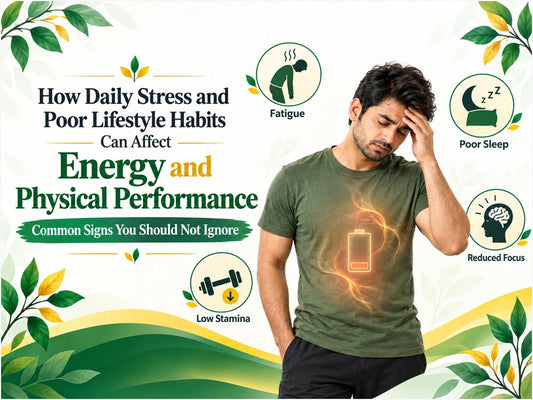 How Daily Stress and Poor Lifestyle Habits Can Affect Energy and Physical Performance