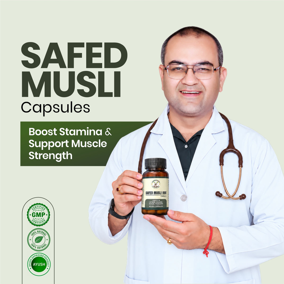 Safed Musli 88X Capsule