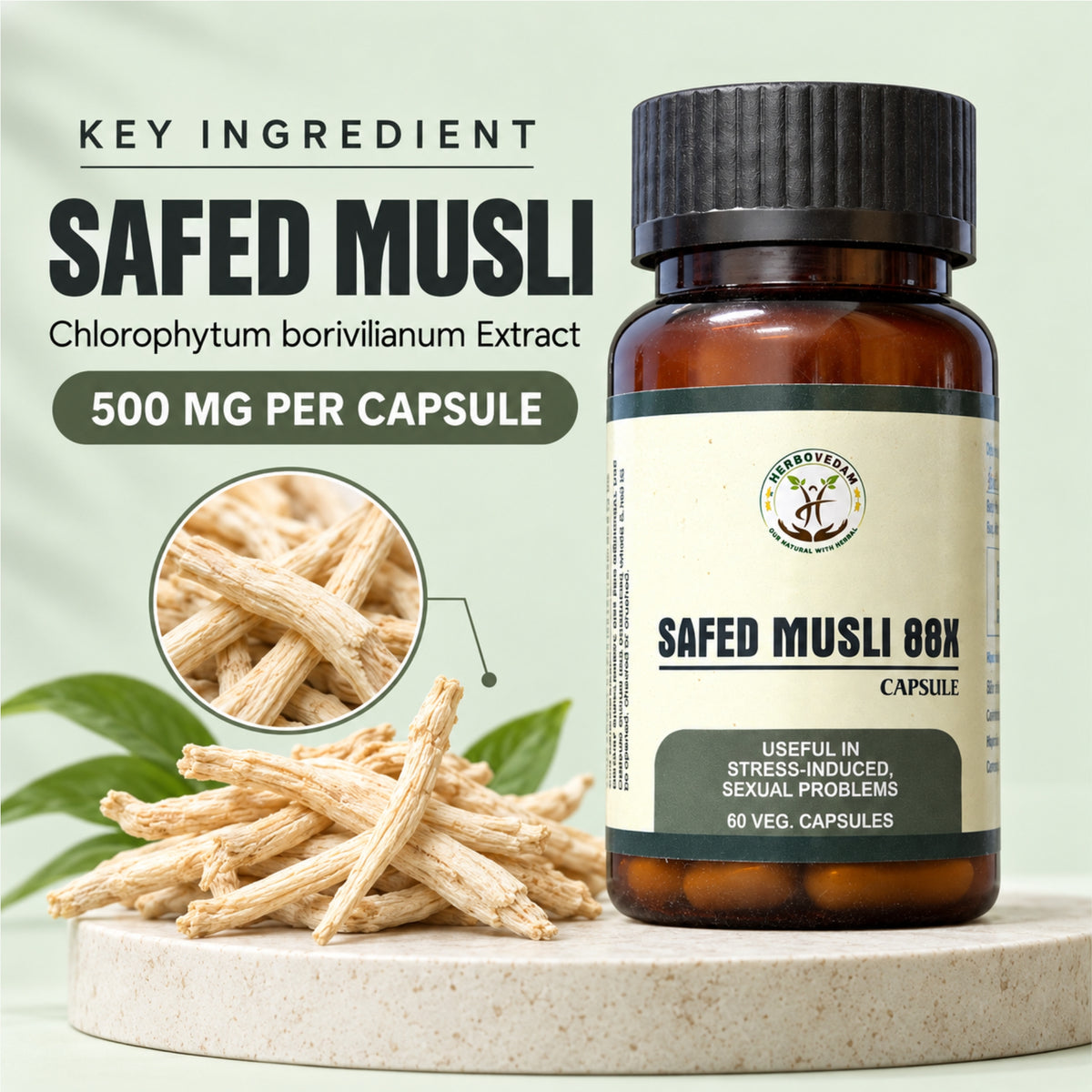 Safed Musli 88X Capsule