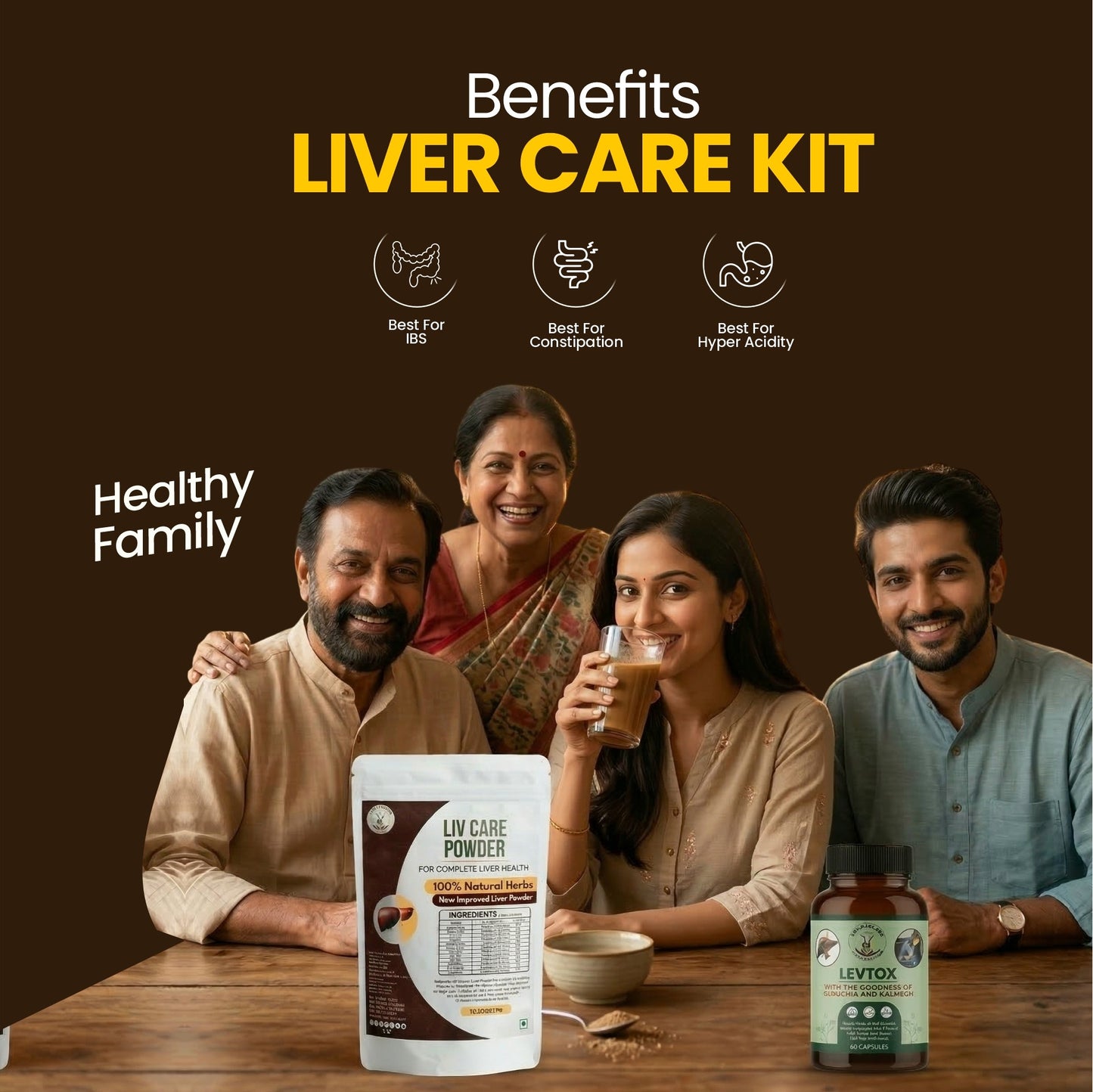 Dr Handa’s Ayurveda Liver Care & Detox 4 in 1 Kit